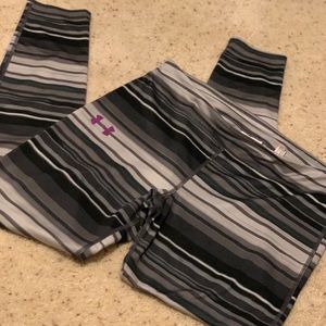 Under Armor striped leggings